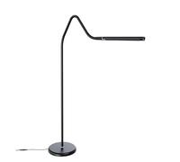 Daylight Electra™ - Lámpara de Pie LED - 3 Temperaturas de Color (Diurna/Fría/Cálida), 2500 Lux, IRC 95+, Brillo Ajustable, Pantalla Antirreflejos, Brazo Flexible, Lámpara de Pie para Salón, Negro