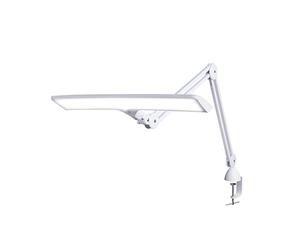 daylight Lumi - Lámpara de Escritorio LED - 4000 Lux, IRC 95+, Regulación Táctil, 2 Niveles de Brillo, Lámpara de Mesa Luz Diurna para Lectura, Manualidades y Oficina, Protección Visual, 15W, Blanco