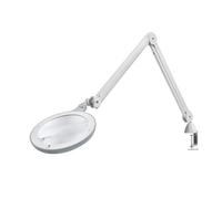 Daylight Omega 7 LED Magnifying Lamp, Adjustable Arm, Professional-Grade Light for Precision Tasks 7" Acrylic Lens, 3 Diopter (1.75X) Magnification, 6300 Lux at 6”, 4 Brightness Levels White, 1 Count