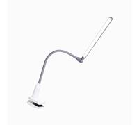 Daylight UnoPro™ - Lámpara con Pinza - Lámpara de Escritorio LED con Clip, IRC 95+, 6000K, 1150 Lux, 4 Niveles de Brillo, Pantalla Antirreflejos, Brazo Flexible, Manualidades y Oficina, Blanco