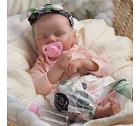Dayoff Kids Reborn Baby Dolls 18 pulgadas Vidas al realista REBISTRO DIBLE CON CUERPO DE VINILO SUATO que se ven un verdadero regalo de muecas para