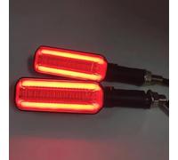 DAYOTIE Compatible con CB500X para NC750X para CB500X para CB750 para CBR650R para CBR500R para CBR650F Lámpara De Luz Intermitente para Intermitentes De Motocicleta Motocicleta Intermitentes(Red)