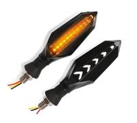 DAYOTIE Compatible con CBR600RR 2004 2005 2006 2007 2008 2009 2010 2011 Luz Intermitente De Motocicleta Luz Impermeable Motocicleta Intermitentes(1 Pair Yellow-White)
