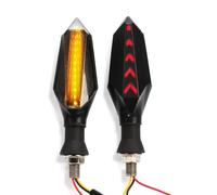 DAYOTIE Compatible con CBR600RR 2004 2005 2006 2007 2008 2009 2010 2011 Luz Intermitente De Motocicleta Luz Impermeable Motocicleta Intermitentes(1 Pair Yellow-Red)