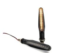 DAYOTIE Compatible con para Z900 para Z1000 para Kle 650 Luces De Señal De Giro para Motocicleta Luces Intermitentes De Agua Que Fluyen Lámpara Impermeable Motocicleta Intermitentes(Yellow,1 Pair)