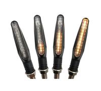 DAYOTIE Compatible con para Z900 para Z1000 para Kle 650 Luces De Señal De Giro para Motocicleta Luces Intermitentes De Agua Que Fluyen Lámpara Impermeable Motocicleta Intermitentes(Yellow,2 Pairs)
