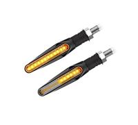 DAYOTIE Compatible con para Z900RS para ZZR600 para Z250 para EX250 para EX300 Luces De Señal De Giro para Motocicleta Luces Intermitentes Ámbar para Motocicleta Motocicleta Intermitentes(2pcs)