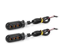 DAYOTIE para CB650R para CBR650R para CB500X para CB1000R para CB125R para CBR500R para CB1000F para Integra 750 Luces Indicadoras De Giro De Motocicleta Motocicleta Intermitentes(Black,2pcs)