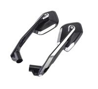 DAYOTIE para G310R 2017-2024 para C400X 2018-2024 para K1200R 2005-2008 para K1300R 2008-2015 para RNineT 2013-2024 Espejo Retrovisor Universal para Motocicleta Espejos Retrovisores Moto(Silver)