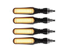 DAYOTIE para Z650 para Z750 para Z800 para Z900 Luz De Señal De Giro Universal para Motocicleta Indicador De Luz Intermitente Accesorios para Motocicleta Motocicleta Intermitentes(4Pcs)