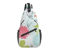 Daypack Sling BackpackZebra Rhino Elephant Giraffe Flamingo Chest Shoulder Mochila Interesante Crossbody Shoulder Bag