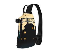Daypack Sling Bag Cartoon Sloth On The Tree Leaves Flowers Fanny Pack Classic Crossbody Bandolera