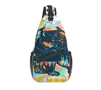 Daypack Sling Bag Eagle Owl Crossbody Bolsos Classic Crossbody Shoulder Bag
