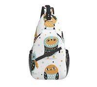 Daypack Sling Bag Eagle Owl Crossbody Bolsos Classic Crossbody Shoulder Bag