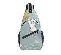 Daypack Sling Bag Psychedelic Sea Turtle Pecho Hombro Mochila Elegante Bandolera Bandolera