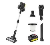 DayPlus Aspirador con batería de 500 W con 2 baterías de 3,0 Ah, succión potente de 15.000 Pa, 65 minutos de autonomía, aspiradora ligera con cepillo giratorio para alfombras, suelos duros y pelo de