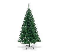 DAYRON - Árbol de Navidad Artificial Verde con Ramas Abatibles y Soporte Metálico Plegable, Disponible en 90, 150, 180 y 210 cm, Montaje Rápido y Fácil de Guardar