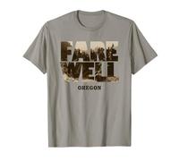 Days Gone Farewell Oregon Landscape Big Chest Logo Camiseta