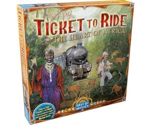 Days of Wonder | ¡Aventureros al Tren! El Corazón de África | Expansión | Juego de Mesa | A Partir de 8 Años | De 2 a 5 Jugadores | 30-60 Minutos por Partida | Multilenguaje (Incluye Español)