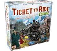 Days of Wonder , Ticket to Ride Europe Board Game , Ages 8+ , For 2 to 5 players , Average Playtime 30-60 Minutes