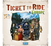 Days of Wonder Ticket to Ride Europe Edición 15 Aniversario [Exclusivo de Amazon] | Juego de Mesa | A Partir de 8 años | 2-5 Jugadores | Tiempo de Juego Promedio de 30-60 Minutos
