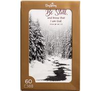 DaySpring - Clásicos de Navidad en blanco y negro - 60 tarjetas y sobres de Navidad a granel (U1347)