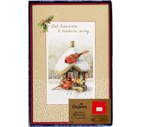Dayspring - Marjolein Bastin - Let Heaven & Nature Sing - 18 tarjetas y sobres de Navidad cardenal en caja (U1009)