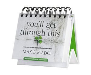 DaySpring Max Lucado's You'll Get Through This, DayBrightener - Calendario perpetuo, 366 días de inspiración (26083)