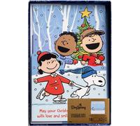 DaySpring - Peanuts - May Your Christmas Shine Bright - 18 tarjetas y sobres de Navidad en caja (U1010)