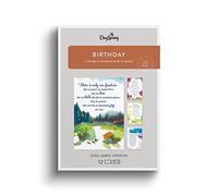 Dayspring - Roy Lessin - Happy Birthday - 4 diseños surtidos con texto - 12 tarjetas de cumpleaños y sobres (U1200)