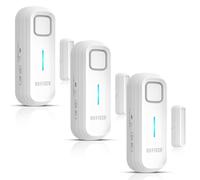 Daytech Sensor Alarma para Puertas y Ventanas- Magnético Inalámbrico Campana de Apertura para Niños,Casa, Hogar, Refrigerador, Comercio, Coche, Antirrobo Detectores Sirenas (3 PCS)