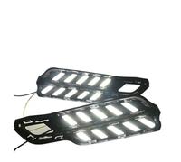Daytime Running Lights LED DRL Fog Lamp Driving With Yellow Turn Signal Function Compatible With Roewe I6 2017 2018(White and yellow)