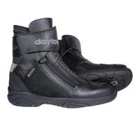 Daytona Arrow Vent GTX Botas de moto para hombre, color negro, impermeables, de piel, cortas, Negro , 44 EU