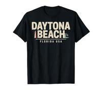 Daytona Beach Florida - Recuerdo de Viaje Vintage Camiseta