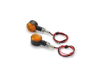 DAYTONA Corp. LED señal de giro D-Light SOL, negro, vidrio amarillo, negro