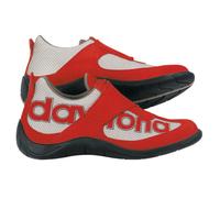 Daytona Moto Fun Zapatos de motocicleta, rojo-plata, tamaño 39 para Hombres