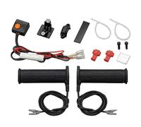 DAYTONA Pomos calefactables para moto, interruptor de 4 niveles, 25,4 mm, acabado cerrado