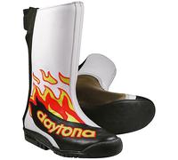 Daytona Speed Master GP II GP Botas de moto, Blanco/Negro, Talla 47
