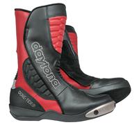 Daytona Strive GTX Gore-Tex Botas de moto impermeables, negro-rojo, tamaño 42 para Hombres