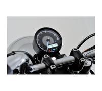 Daytona Velona, Tacómetro Digital con Tacómetro, Máx. 9.000 Rpm, Ø 80mm, Negro