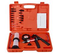 DAYUAN 21PC Probador de Bomba de Vacío de Mano, Kit de Purga de Frenos con Medidor de Vacío, Adaptador y Estuche, para Vehículos Automotrices, Camiones y Motocicletas