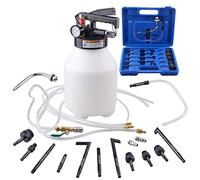 DAYUAN Bomba de transferencia de fluido de transmisión neumática de 6L, bomba de llenado de aceite de caja de cambios Sistema de llenado de ATF con 14 adaptadores de llenado