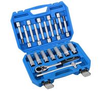 DAYUAN Juego de 19 piezas de amortiguador de tuerca para amortiguador, cojinete de muelle, cambio de llave especial de 1/2 pulgadas