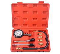 DAYUAN Juego de 8 probadores profesionales de compresión de motor de gasolina para automóviles y motocicletas