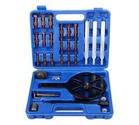 DAYUAN Juego de extractor de rodamientos 21 en 1, extractor de tres mandíbulas con agujero interior con gancho curvado y 6 tamaños de pinzas, herramienta multifuncional de extracción de rodamientos