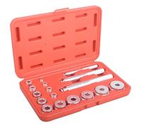 DAYUAN Juego de herramientas de rodamiento de rueda de 17 piezas, herramienta de rodamiento de rueda, juego de bujes de accionamiento, extractor de montaje, reparación de anillo a fuego lento