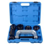 DAYUAN Kit de herramientas de extracción de juntas en U y prensa de rótula con adaptadores 4x4 para la mayoría de coches y camiones ligeros 2WD y 4WD con caja de almacenamiento azul, azul