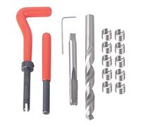 DAYUAN Kit de reparación de roscas M10 x 1,0 mm, Herramientas de reparación de Rosca, Kit de inserción de Alambre, Juego de Herramientas manuales compatibles para reparación de automóviles