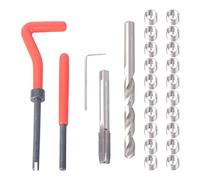 DAYUAN Kit de reparación de roscas M8 x 1,25 mm, Herramientas de reparación de Rosca, Kit de inserción de Alambre, Juego de Herramientas manuales compatibles para reparación de automóviles