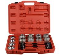 DAYUAN Kit Profesional de Manguitos de Prensa de tracción, 28 Piezas, para Quitar cojinetes, cojinetes, Sellos - Rojo